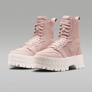 Jordan One Brooklyn Women's Pink Oxford Phantom Boots (BRAND NEW)